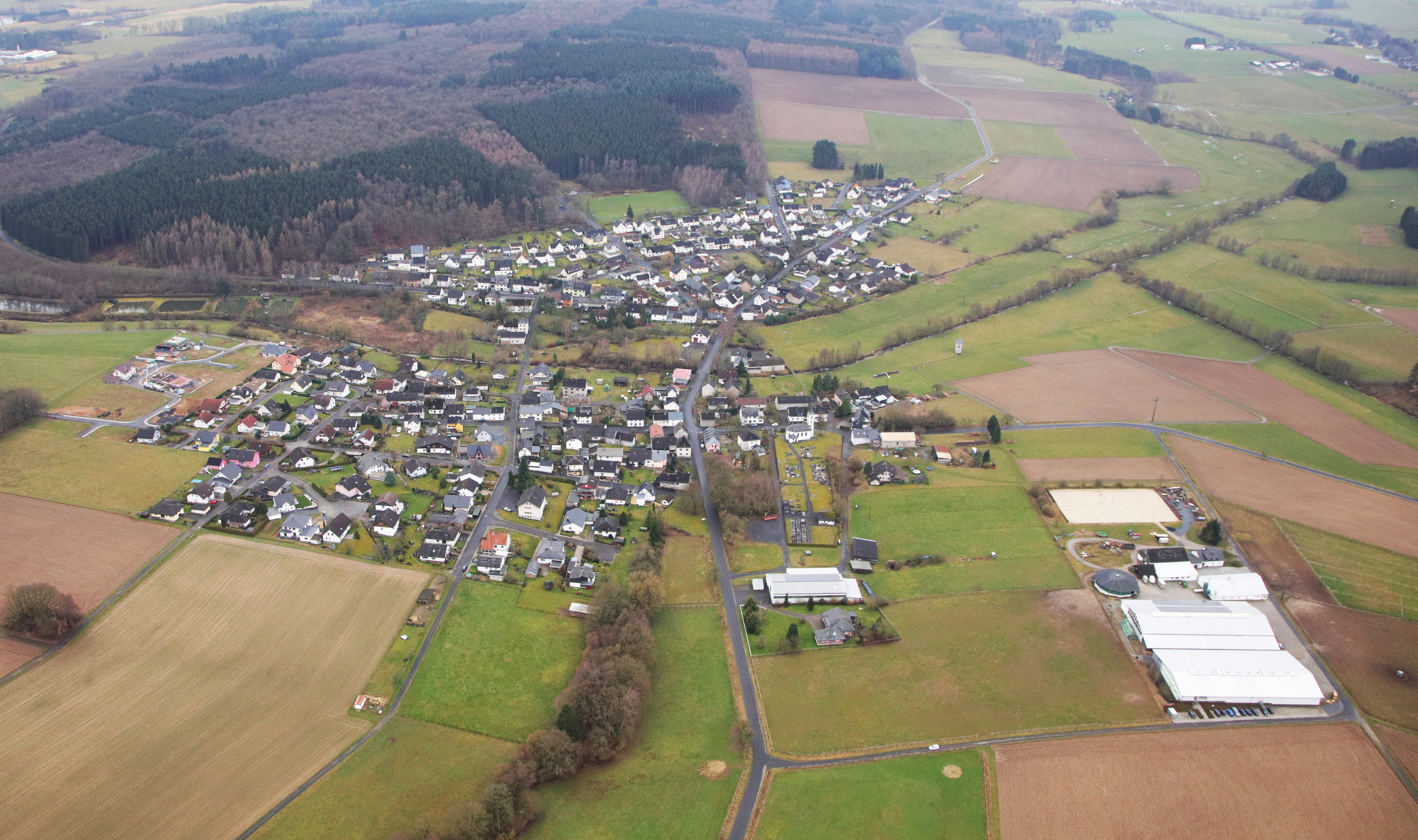 Freirachdorf aus Richtung Norden