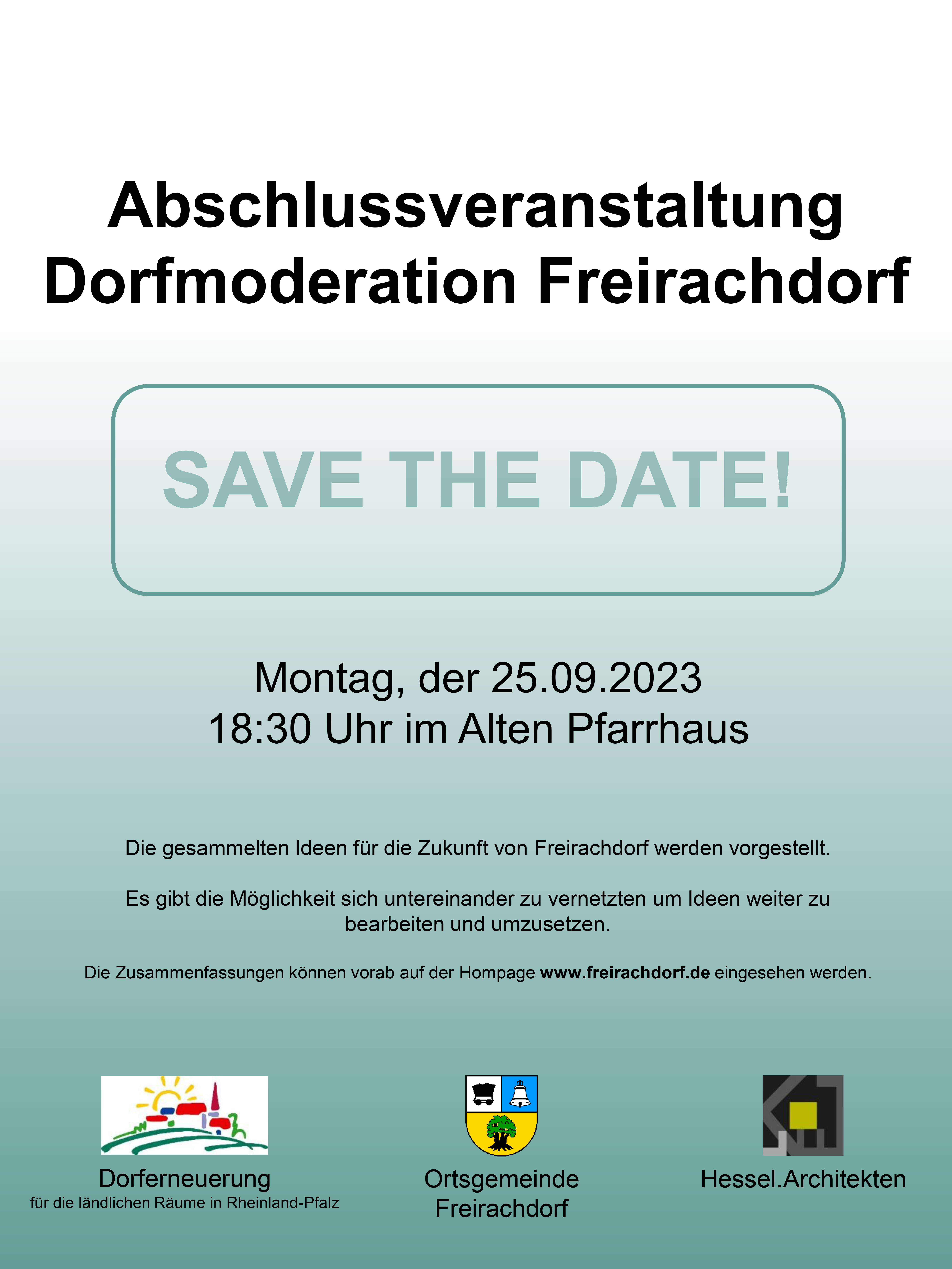 Abschluss Dorfmoderation Abschluss Dorfmoderation